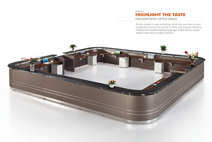  前台桌定制，上海办公家具定制