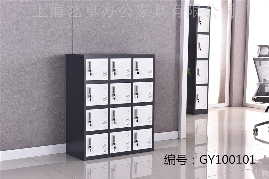 矮柜十二门GY100101可定制铁皮橱鞋柜
